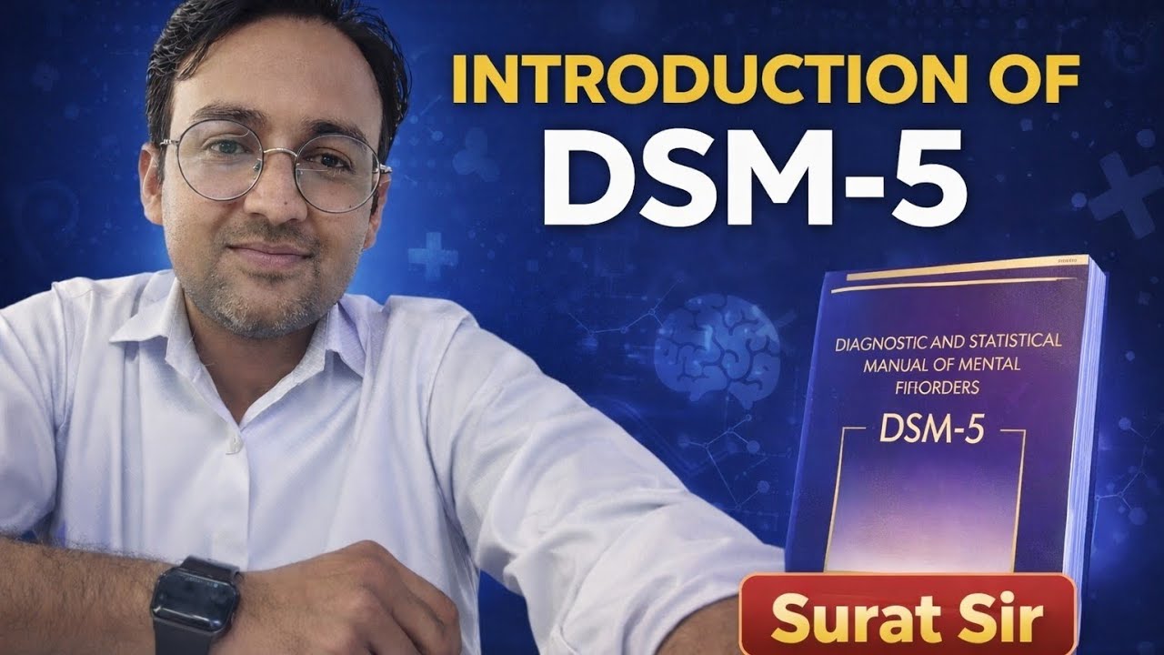 #Introduction of DSM-5, CLASSIFICATION OF MENTAL DISORDERS [3 CLASS]