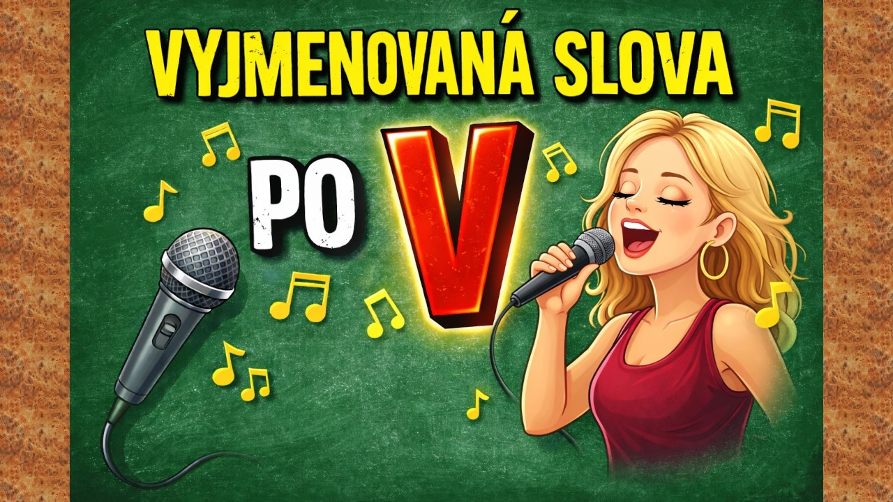 Vyjmenovan&aacute; slova po V - song (soul) 🎤🎤🎤 😎