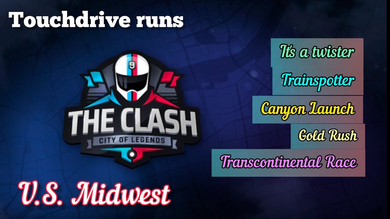 Asphalt 9 Club clash | It's a twister, Trainspotter, Gold Rush, Canyon Launch, Transcontinental Race
