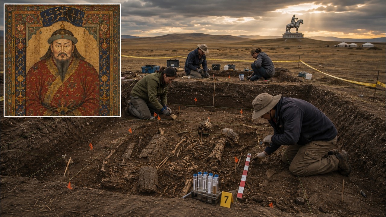 800 years later, scientists find out who carried Genghis Khan's DNA.