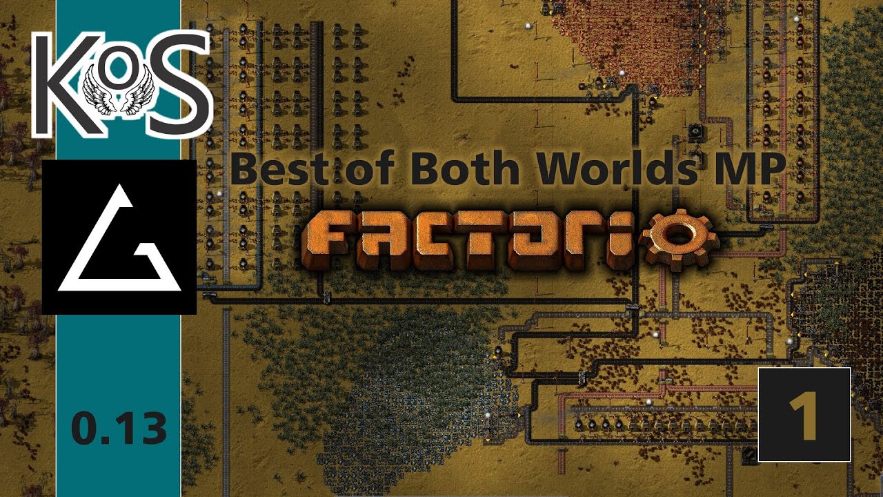 Factorio 0.13 Best of Both Worlds MP Ep 1: Map Setup & Ore | Let's Play