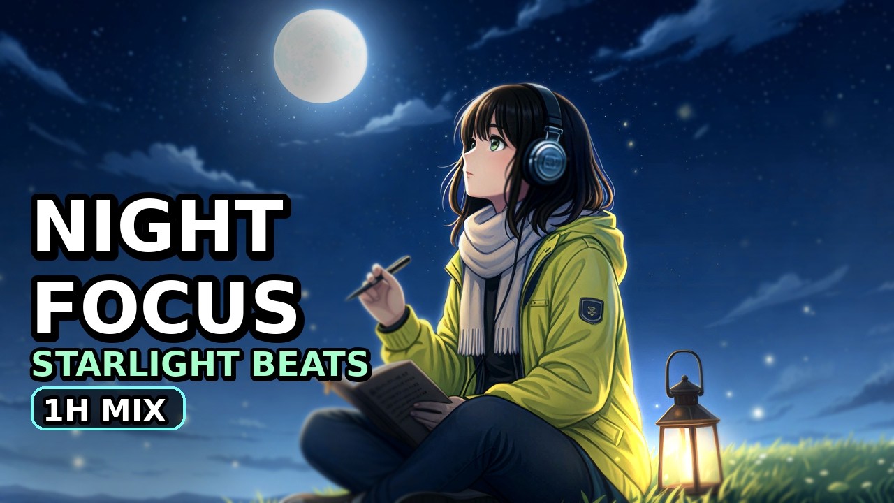 Midnight Lofi Radio 🌠 Calming Beats for Stress Relief & Sleeping