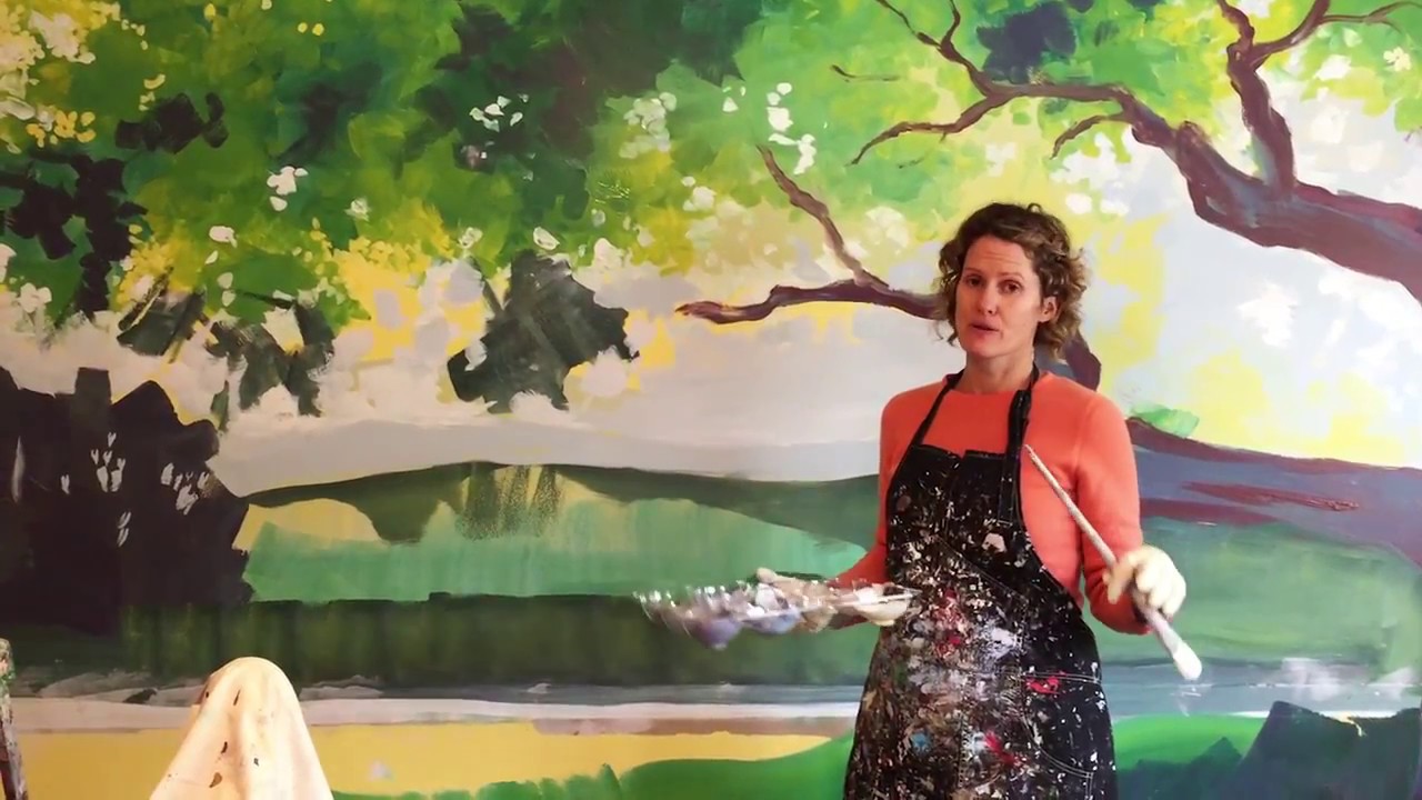 How to Paint a Wall Mural in 1 Day