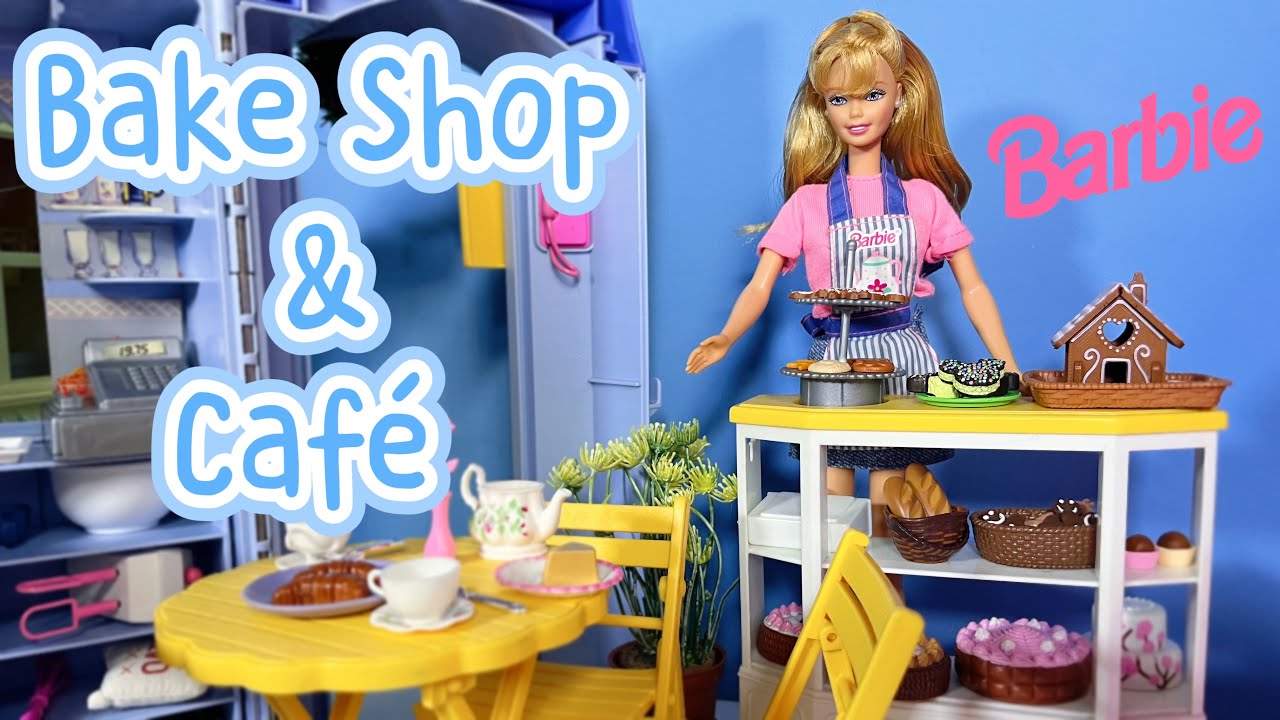 Barbie Vintage Panadería y Cafetería 🥐☕️💖(1998) 