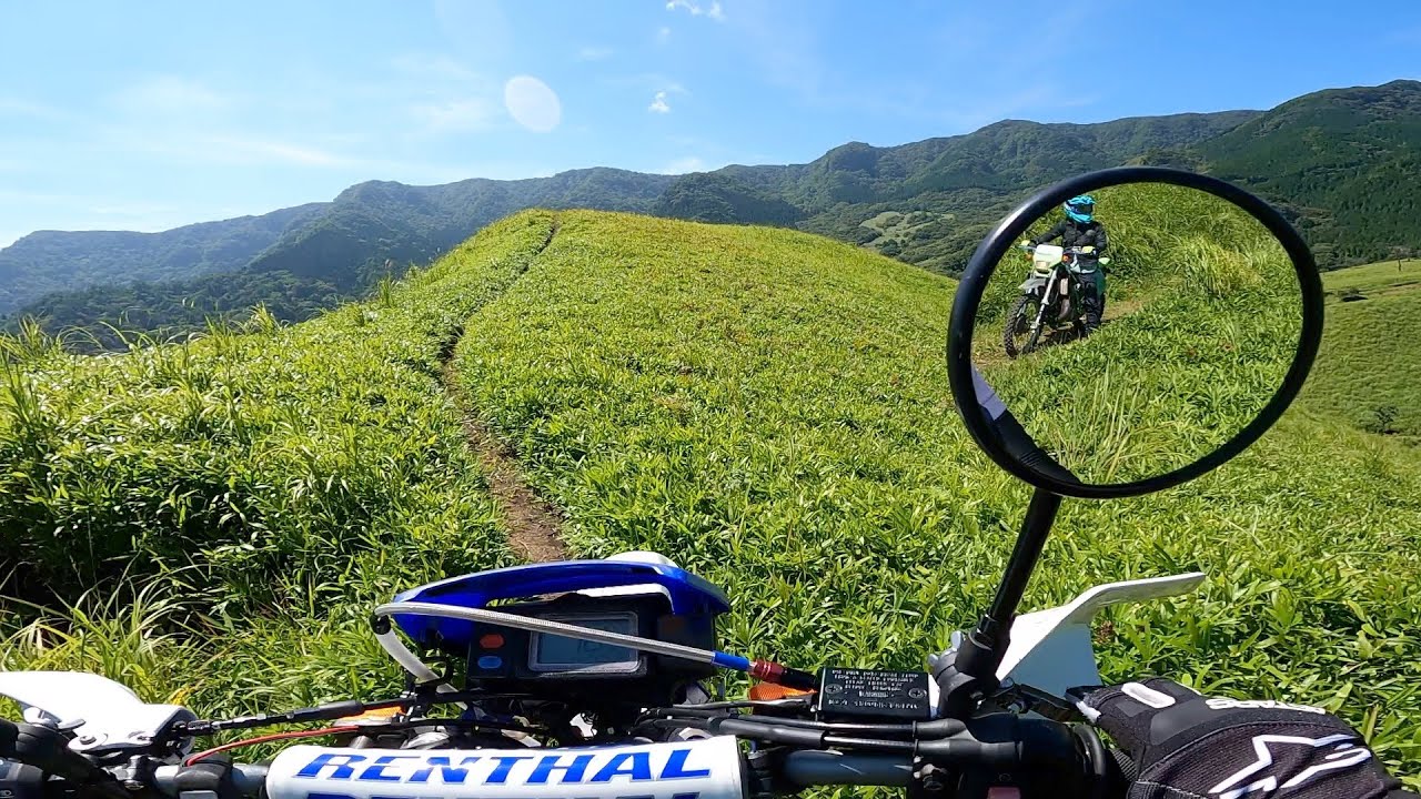 【林道】レストアしたオフ車で行くお手軽絶景ツーリング【初心者】