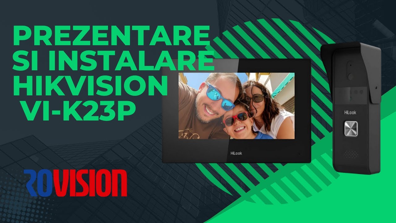 🔐Prezentarea si instalarea pas cu pas a sistemului de video-interfonie Hikvision Hi-Look VI-K23P