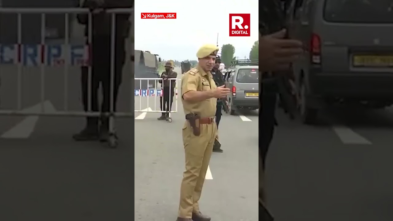Amarnath Yatra 2026: Kulgam Police Intensifies Vehicle Checking on Jammu-Srinagar Highway