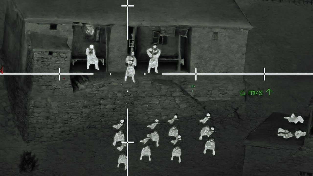 AC-130 Spectre Unleashes Hellfire on Insurgent Hideout