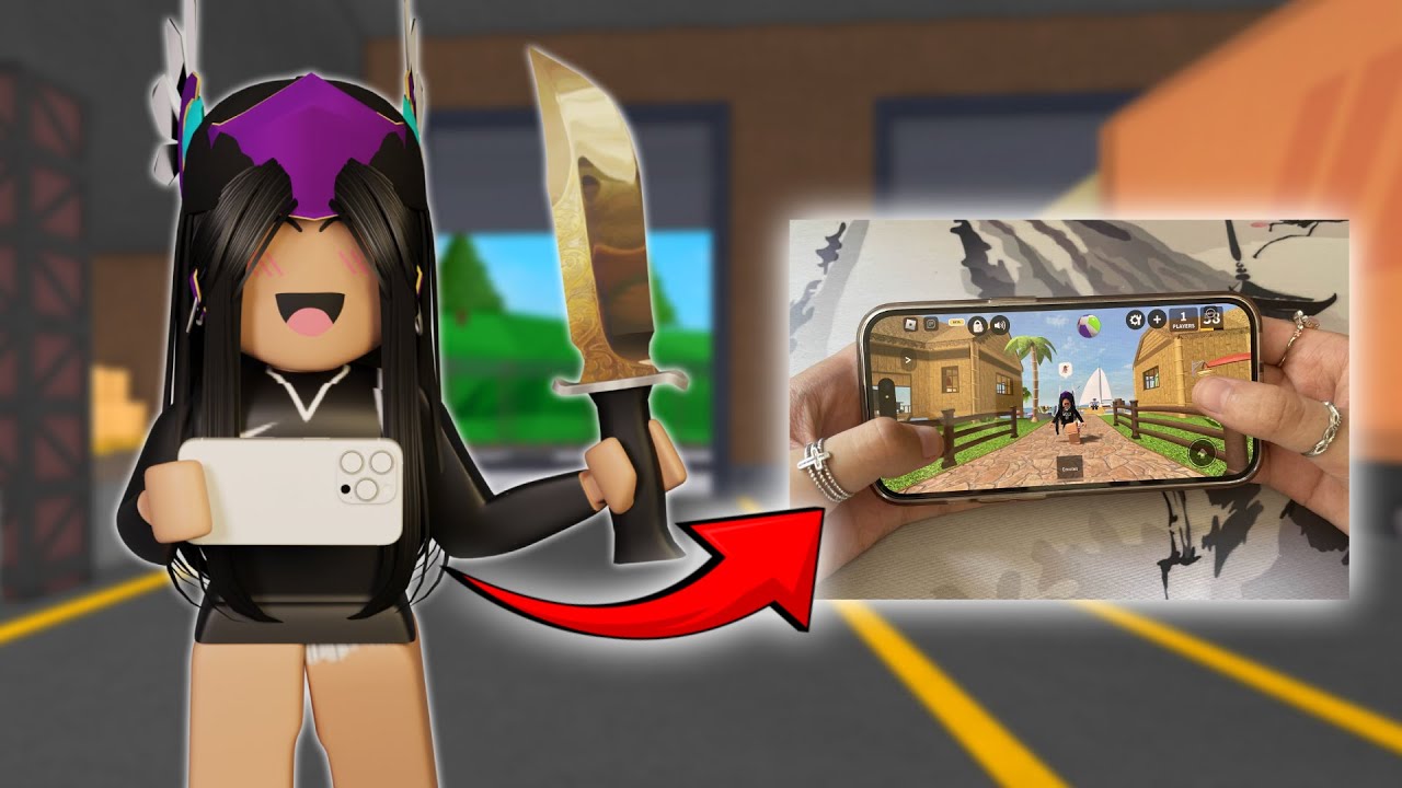 I PLAYED MM2 ON MOBILE FOR THE FIRST TIME... (Murder Mystery 2)