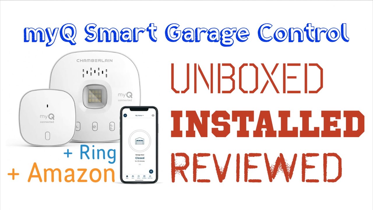 MyQ Smart Garage Control — распаковка, установка и обзор + подключение Ring и Amazon