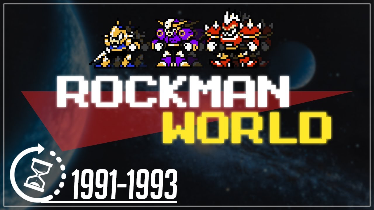 MEGA MAN NO GAMEBOY! - Rockman World 1 ao 4 (História Completa)