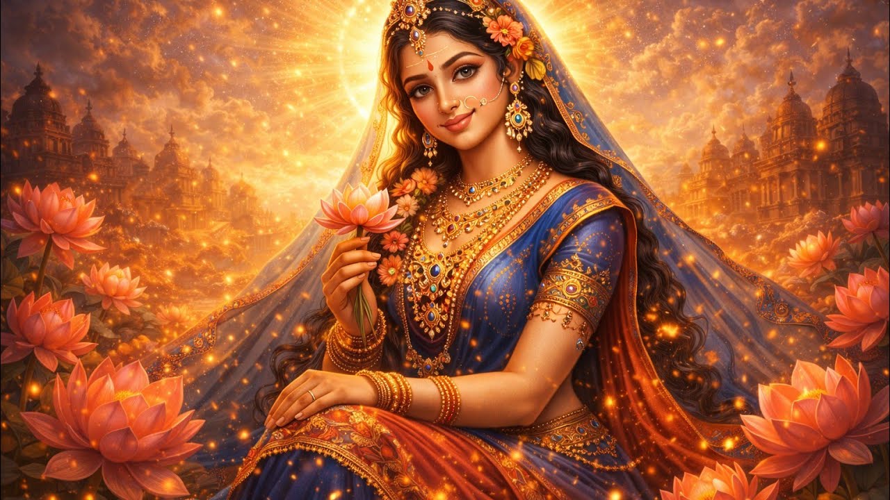 🙏 Radha Rani 28 Names 🌸 | Radha Naam Amrit | Peaceful Bhajan Jap 🙏#@OkSadhviGupta-OK 