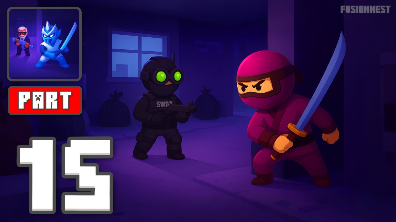 Stealth Master: Assassin Ninja - Gameplay Walkthrough Part 15 - Hide Strike Vanish (iOS, Android)