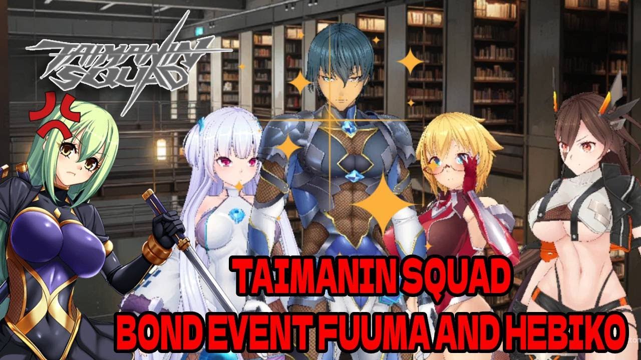 Taimanin Squad Open Beta Hebiko and Fuuma Bond Event Mobile