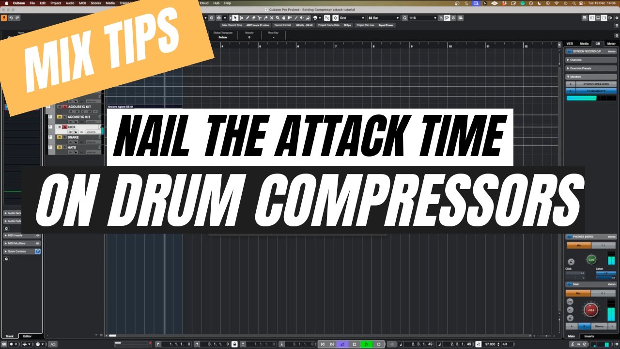 Get Punchy Drums With This Tip to NAIL the Attack Time on Your Compressors, Every Time