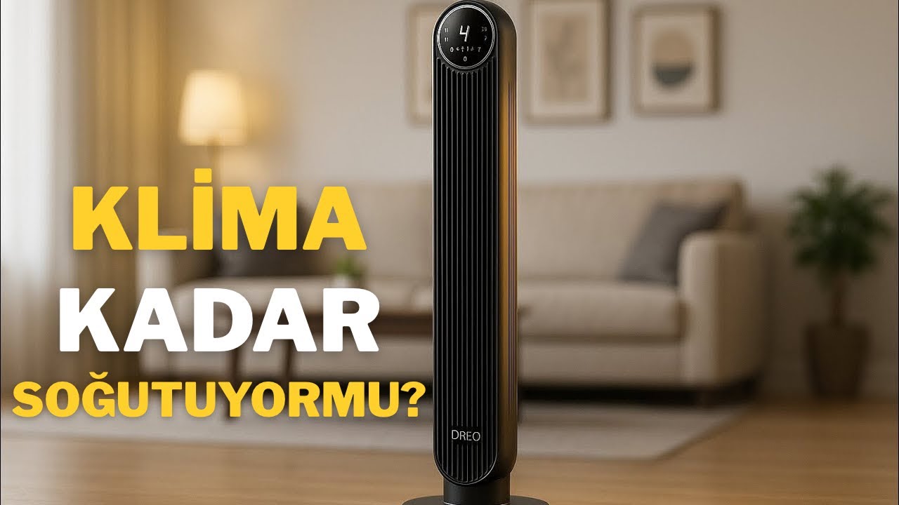 YAZ SICAKLARI ARTIK SORUN OLMAYACAK DREO Nomad One Kule Vantilatör