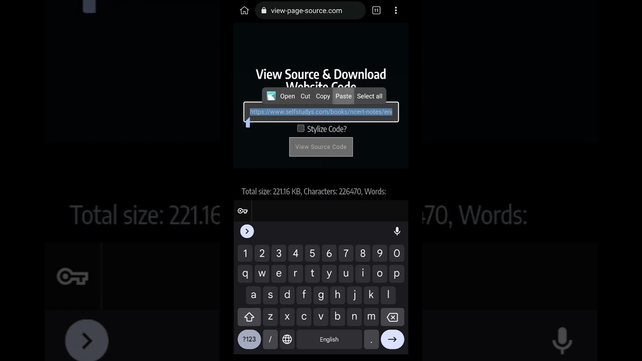 How to download any PDF from selfstudys on Android | Download embedded pdf | Notes
