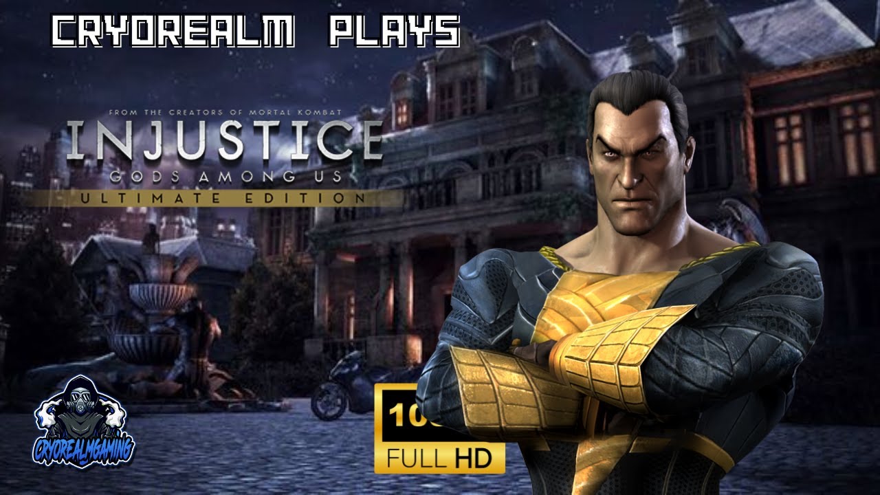 Injustice: Gods Among Us | Classic Battle w/Black Adam (No Commentary) | HD #injustice #dcu