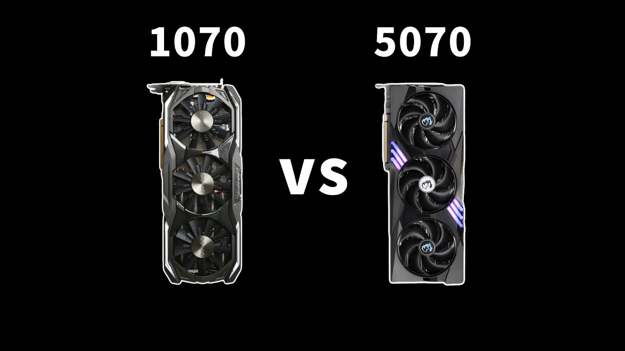 1070 vs 5070：横跨4代的新70到底有多少提升？