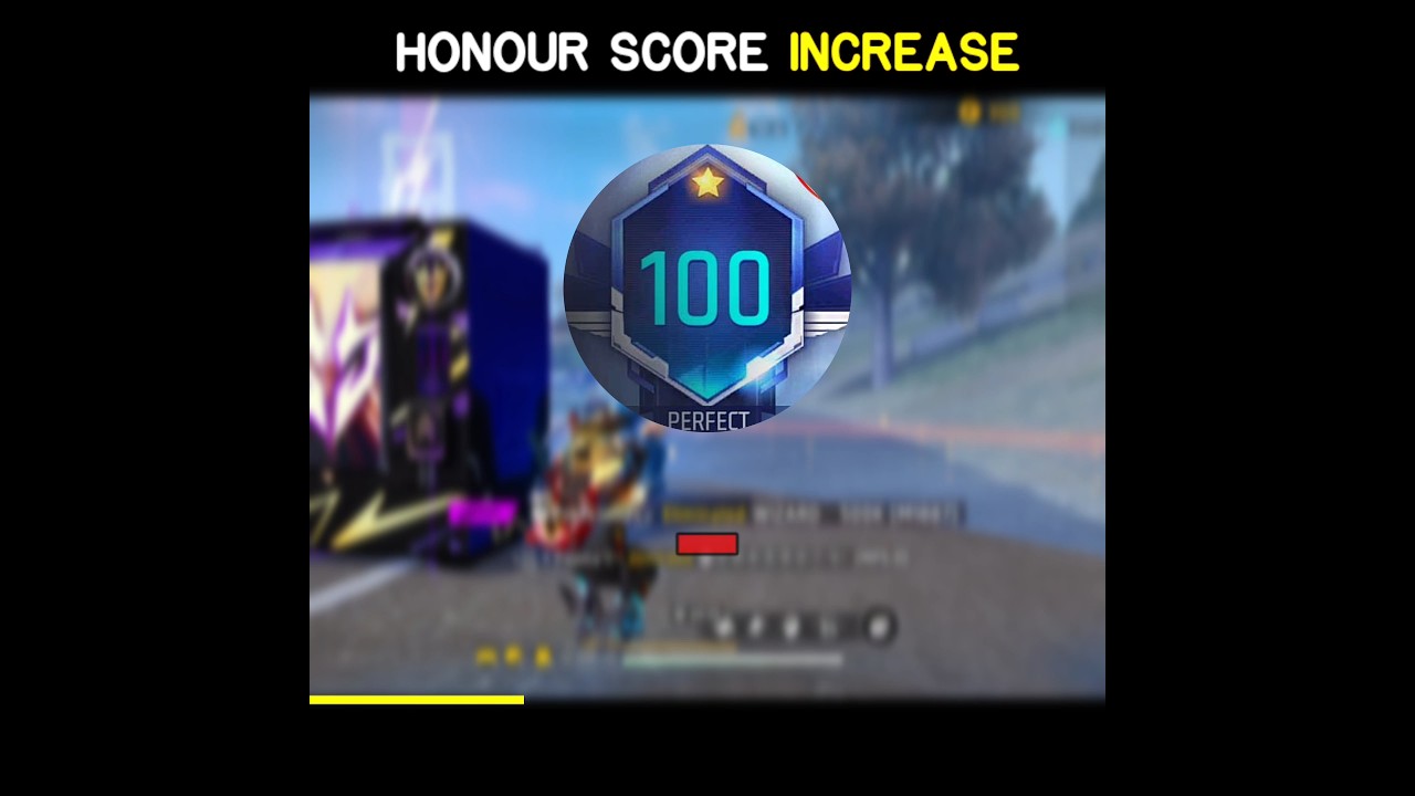 How to increase the honour score ? #freefire