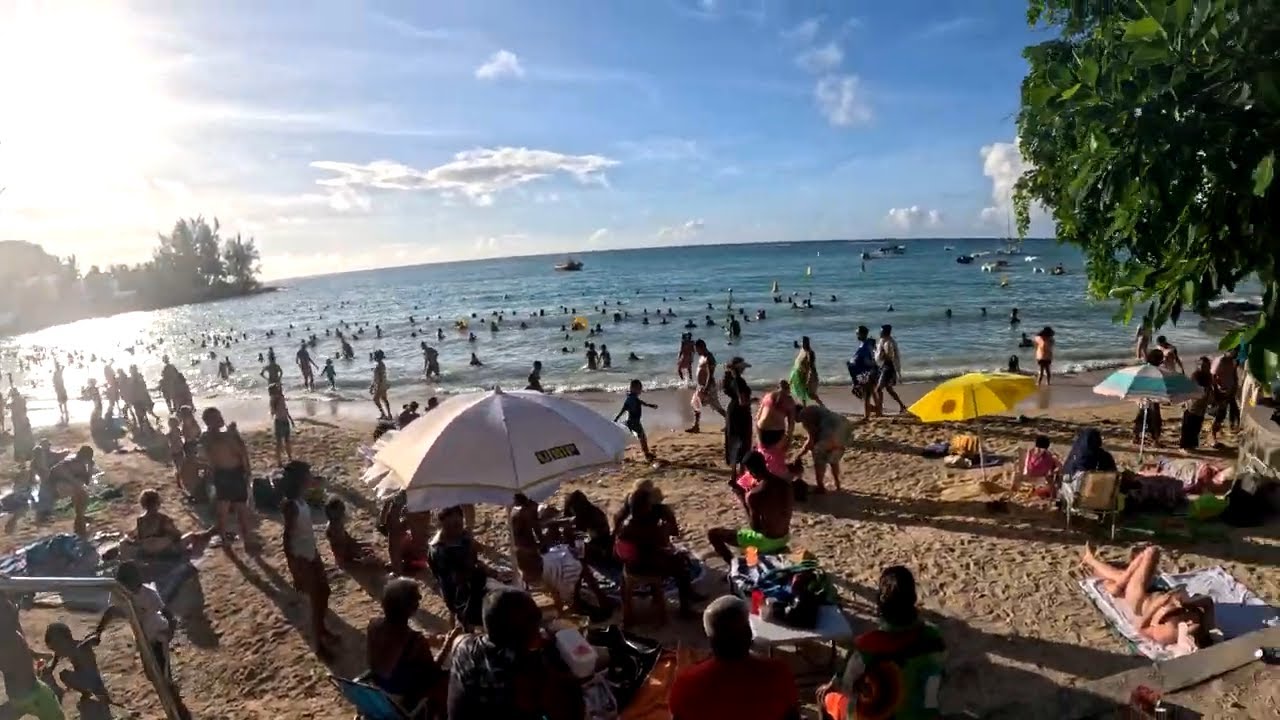 Biggest traffic jam and most people at Pereybere Walking Tour in 4K  | Mauritius 2024 January