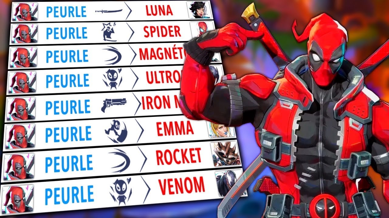 DEADPOOL est le MEILLEUR h&eacute;ros de MARVEL RIVALS