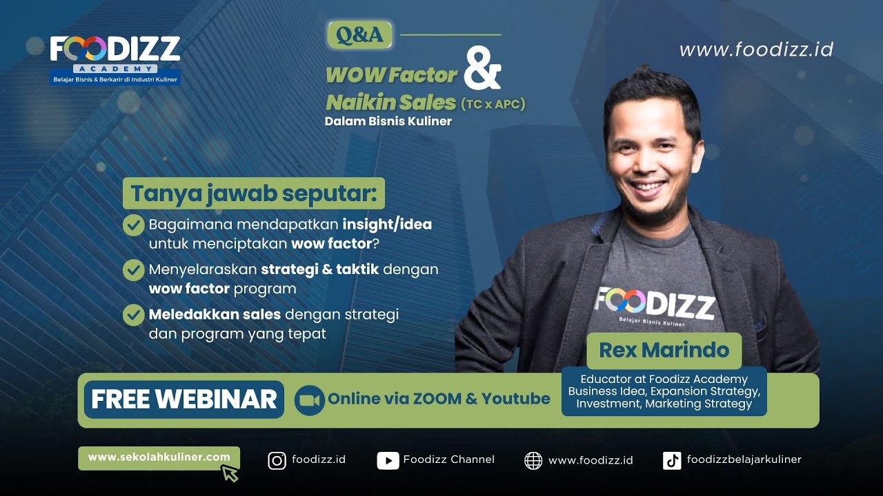 Q&A WOW Factor & Naikin Sales ( TC X APC ) dalam Bisnis Kuliner