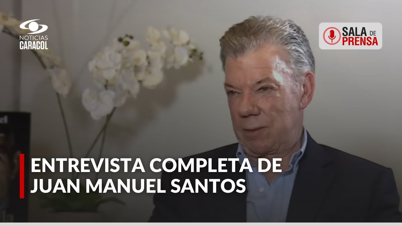 Expresidente Juan Manuel Santos habla sobre orden público y la implementación del acuerdo de paz