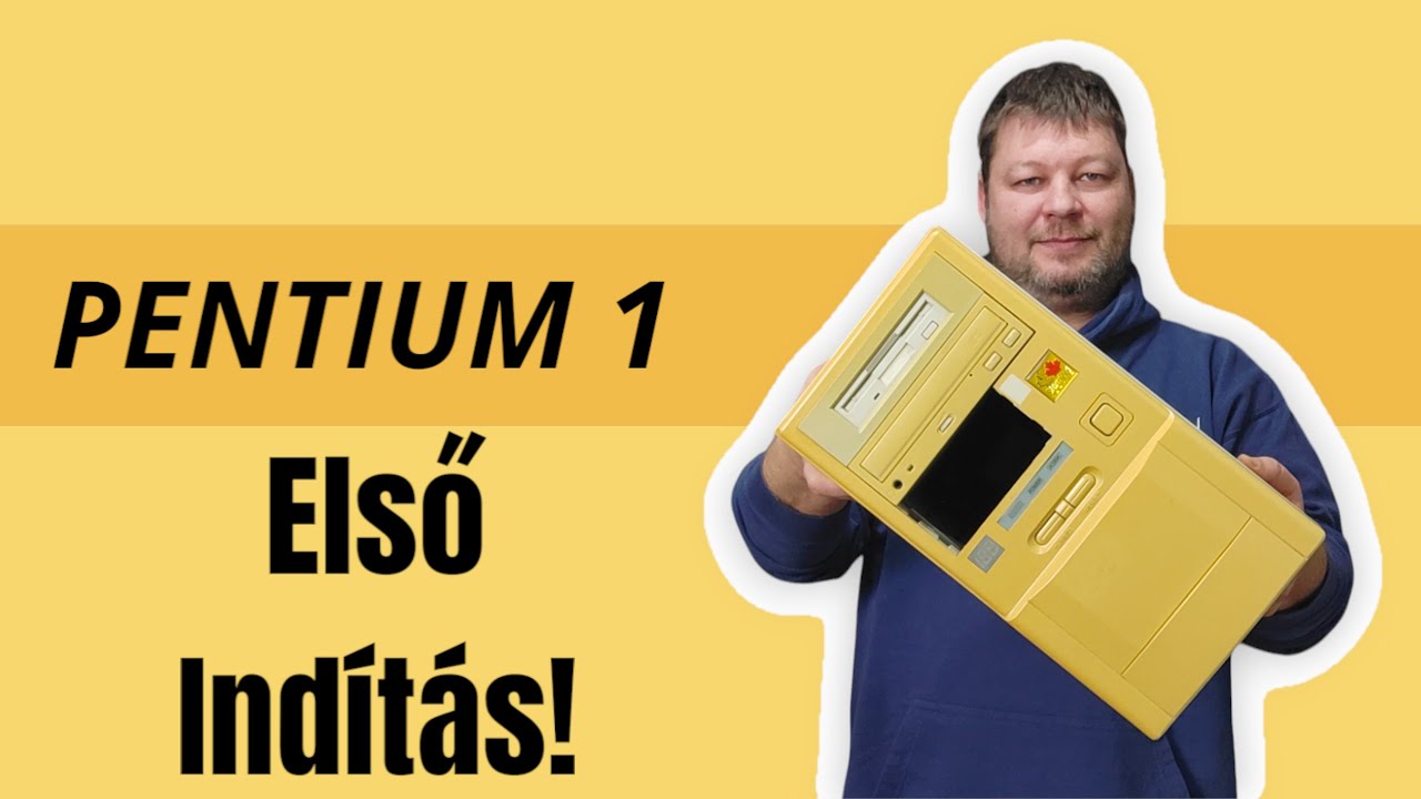 Pentium 1-es csoda első indítása! Újévi ajándék!