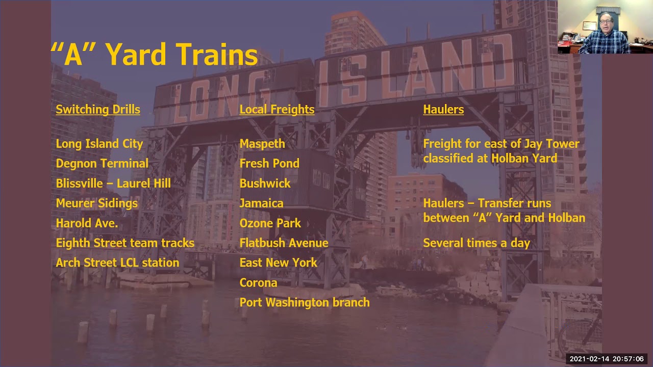 Moving Freight on the Long Island Rail Road - Zoom Talk By Ellis Simon - Oyster Bay Railroad Museum