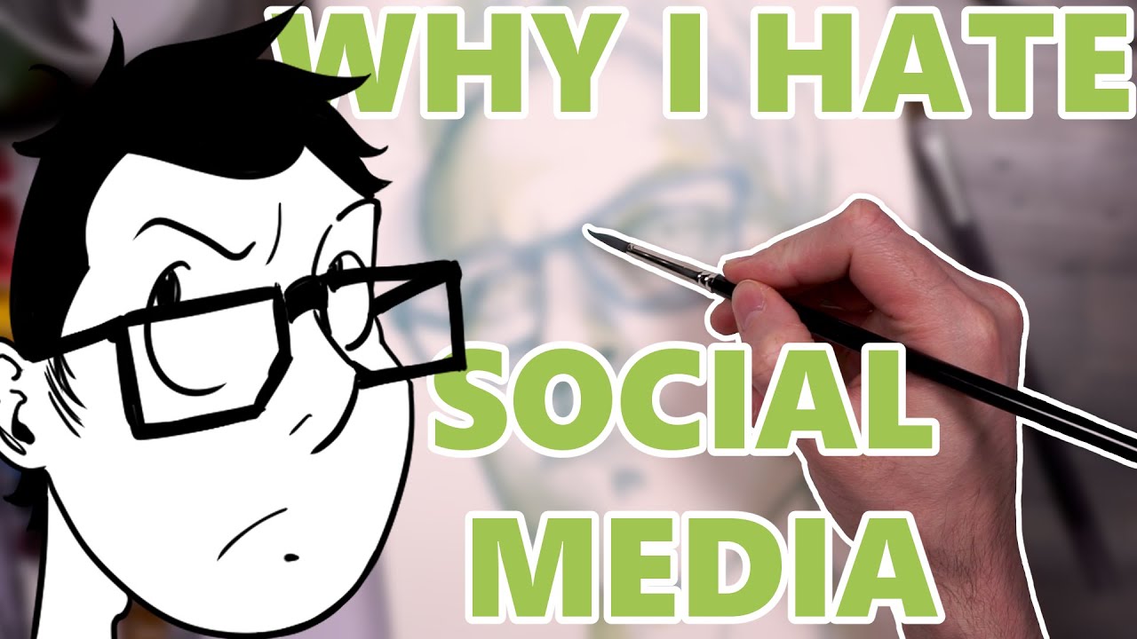 How I Paint a Self Portrait II Thoughts on Social Media
