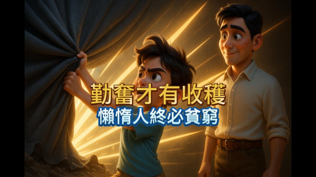 勤奮才有收穫｜懶惰人終必貧窮 (箴言6:6&ndash;11)｜Bible Stories Alive 聖經故事屋