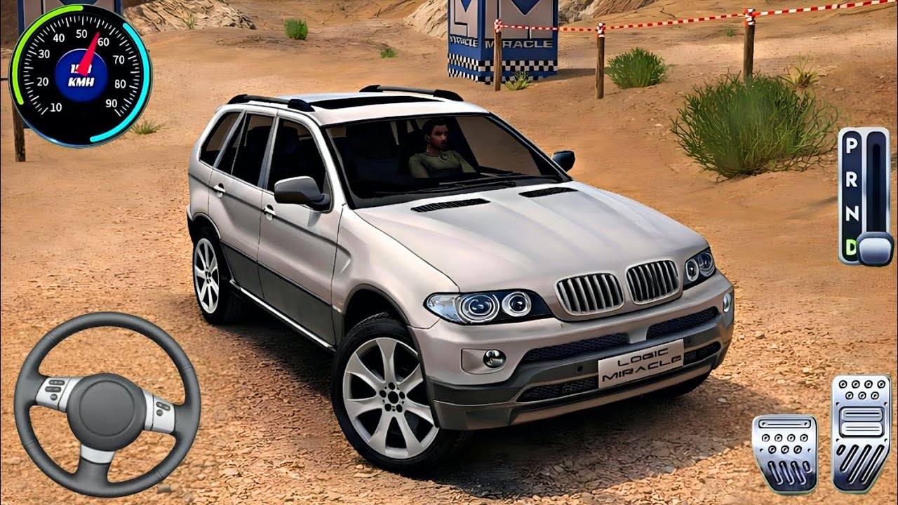 Realistic BMW X5 SUV Offroad Driving on Rocky Mountains 🏔️ | Extreme 4x4 Android Gameplay