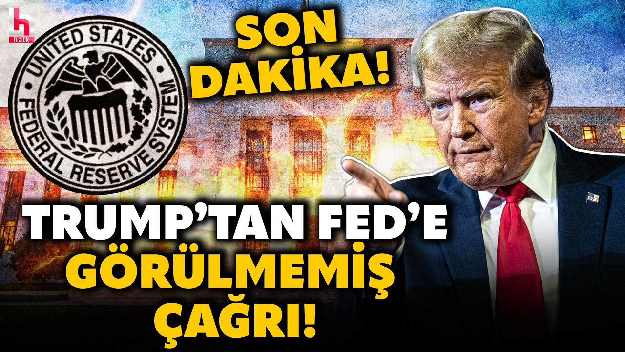SON DAKİKA! TRUMP'TAN FED'E ÇOK ACİL ÇAĞRI! Söze 'Derhal' diyerek başladı! İşte o sözleri...