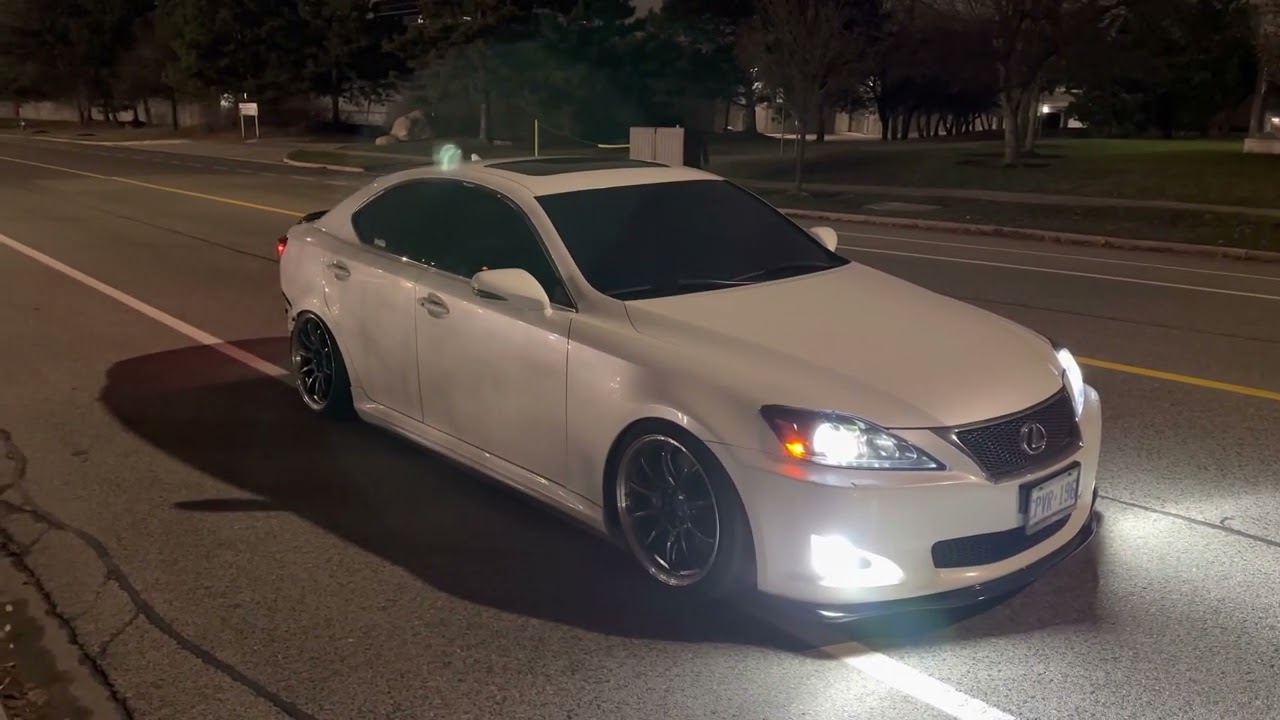 Single Exit Exhaust? Lexus IS350 HKS Fly By and Revs & Update