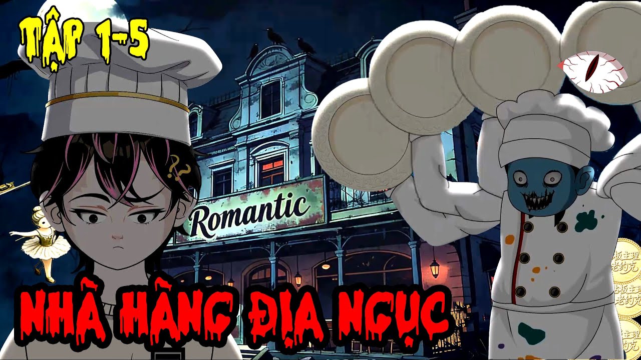 Tập 1-5 | NHÀ HÀNG ĐỊA NGỤC | Hoạt Hình Kinh Dị | Ngựa Gỗ Review
