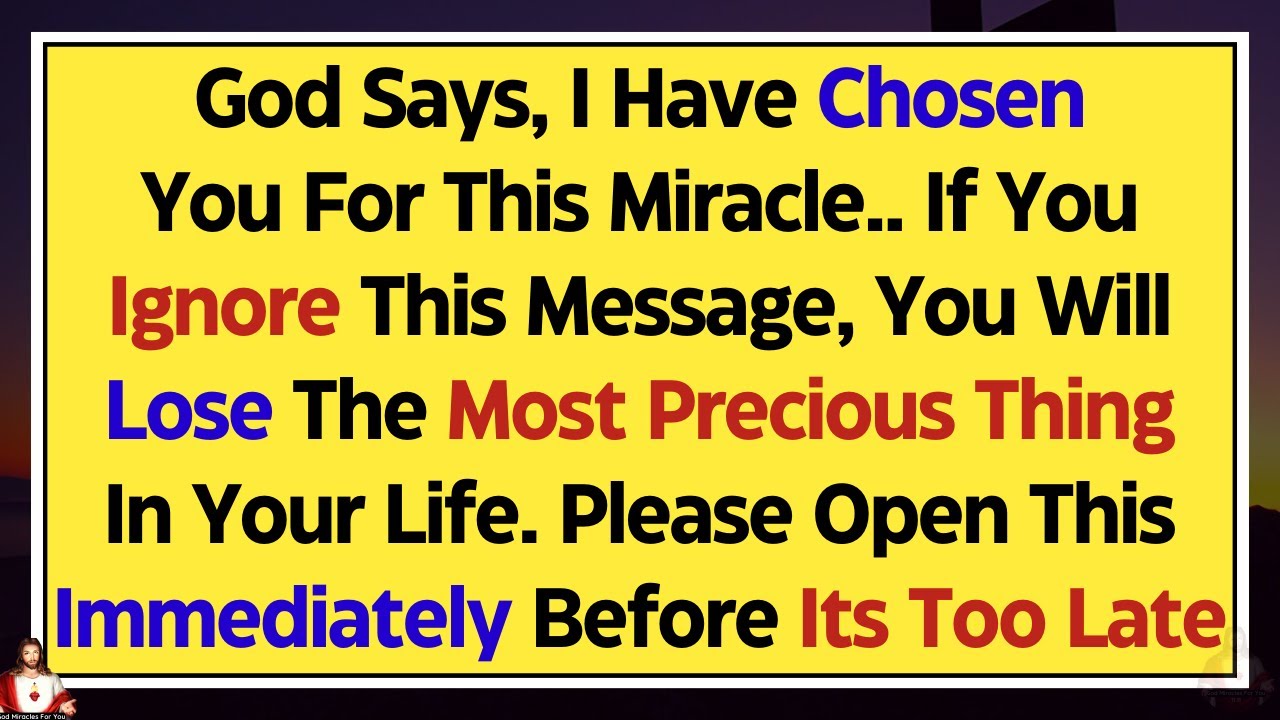 11:11💌God Says, I Have Chosen You For This Miracle... | God Message Today | God's Message Now #god
