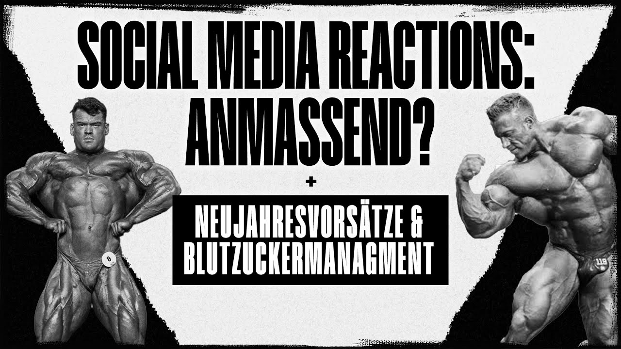 Social Media Fluch/Segen  | Reactions  | Neujahrsvors&auml;tze  | Blutwerte/Blutzuckermanagment - BMM#13