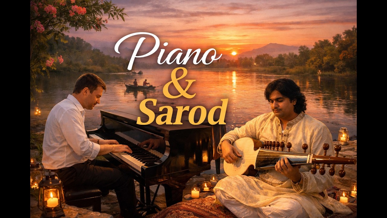 Relaxing Duet: The Healing Sounds of Piano and Sarod 🌿 | MirakoShow