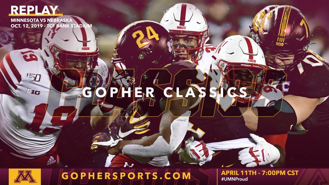 Watch Live: Gopher Football Routs Nebraska 34-7 (Gopher Classics)