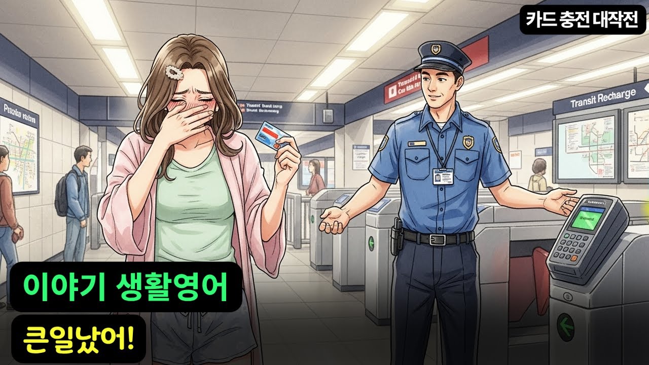 생활영어 이야기 | 카드 충전 대작전 | 구간 영어 듣기 연습 | 상황별 영어회화 | 자면서듣는 영어 (229)