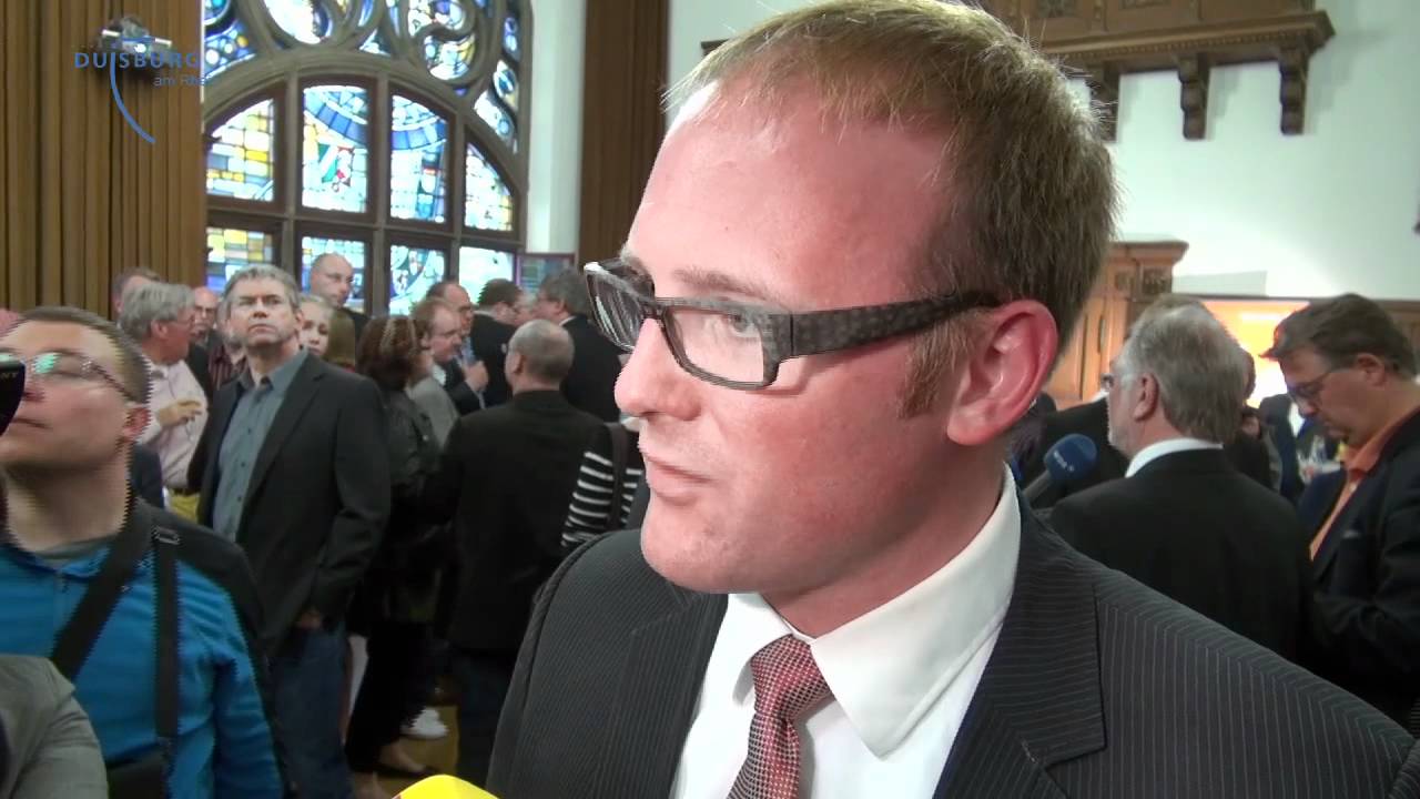 S&ouml;ren Link (36) ist Duisburgs neuer und j&uuml;ngster Oberb&uuml;rgermeister