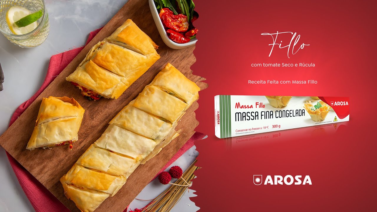 Fillo com Tomate Seco e Rúcula