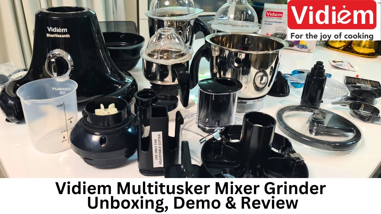 Vidiem Tusker Mixer Grinder Review in Tamil | Vidiem Multi Tusker Unboxing & Demo | Food processor