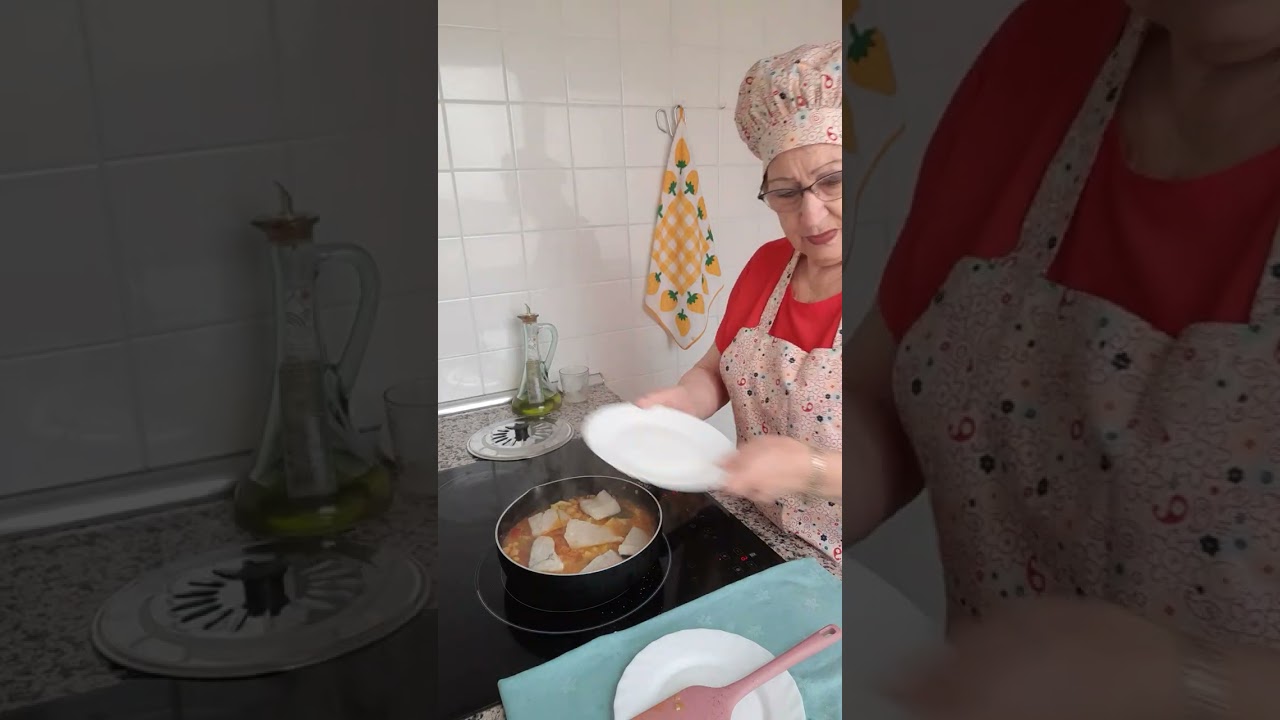 GARBANZOS CON BACALAO  A MI MANERA BUENISIMO
