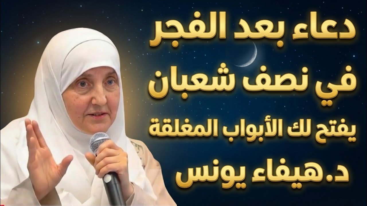 في النصف من شعبان ادعو بهذا الدعاء ، يغير الاقدار ويفتح لك الأبواب المغلقة | د.هيفاء يونس