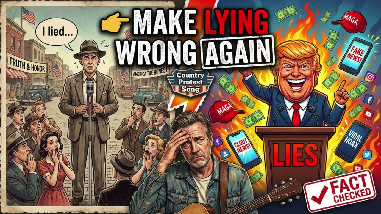 Make Lying Wrong Again &ndash; Satirical Anti-Trump Ballad About MAGA Lies & GOP Hypocrisy