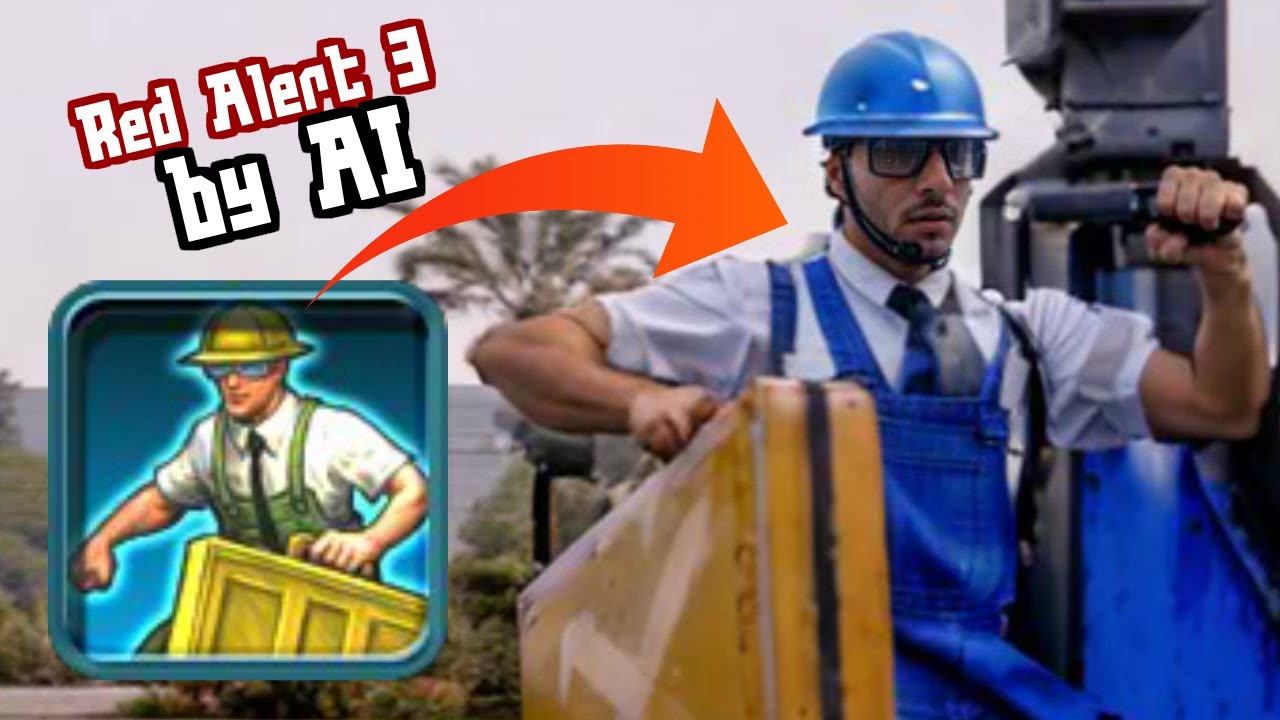I made an AI redraw Red Alert 3 Allied Units | Red Alert 3
