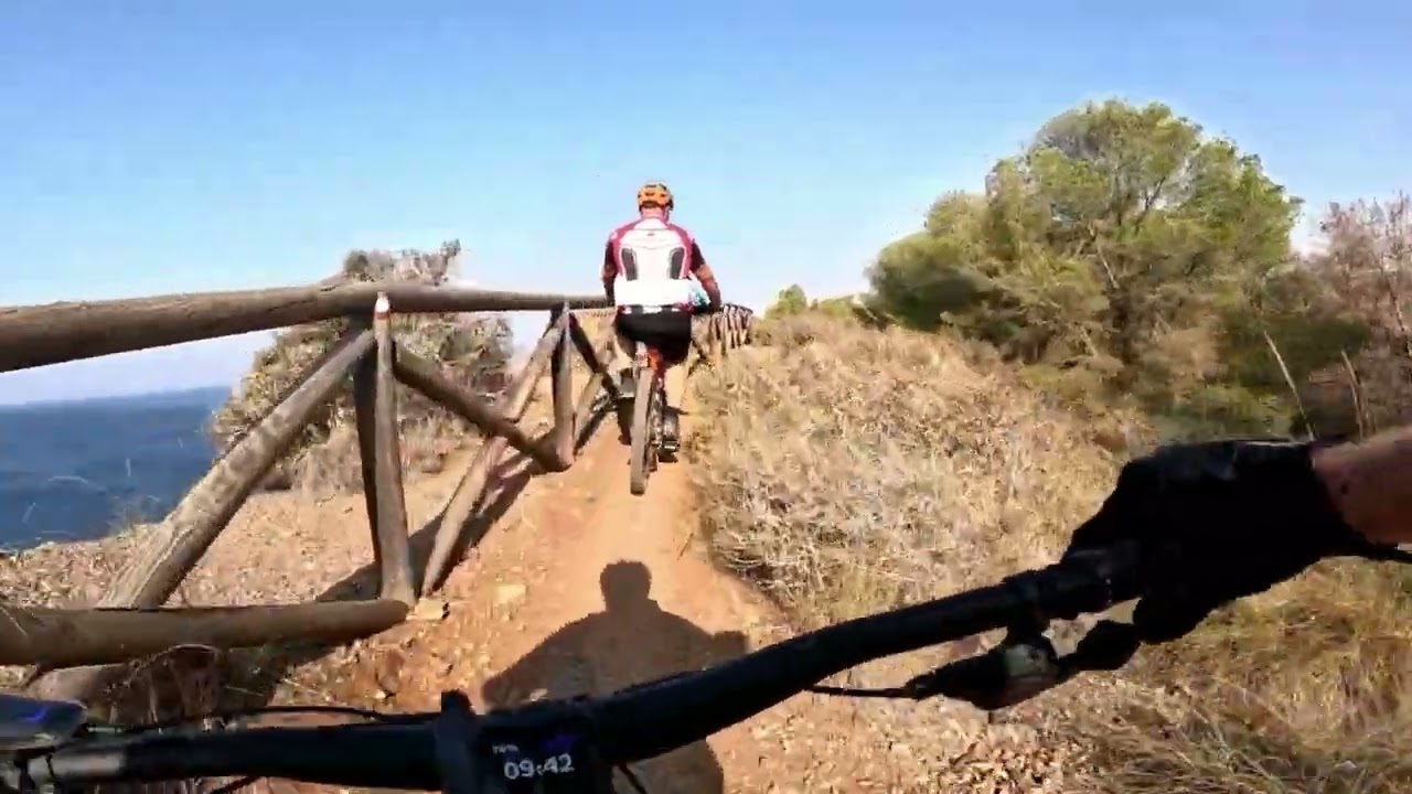 Mtb 33,la paloma,portman y caminito del rey con el Rider Luis