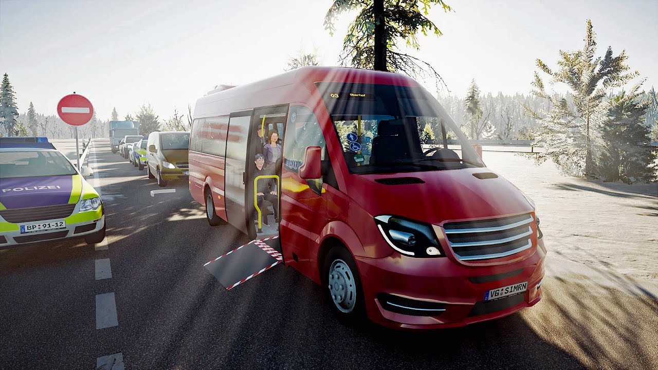 Mercedes-Benz SPRINTER ! ! ! Fernbus Simulator ! ! ! DLC W906 ! ! ! Gameplay ! ! !